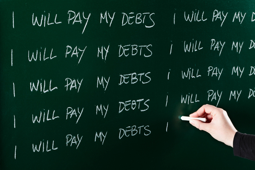 pay debts bankruptcy